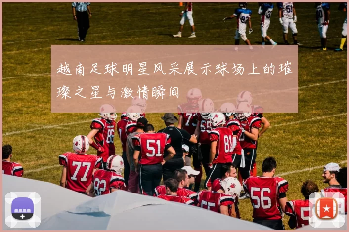 越南足球明星风采展示球场上的璀璨之星与激情瞬间